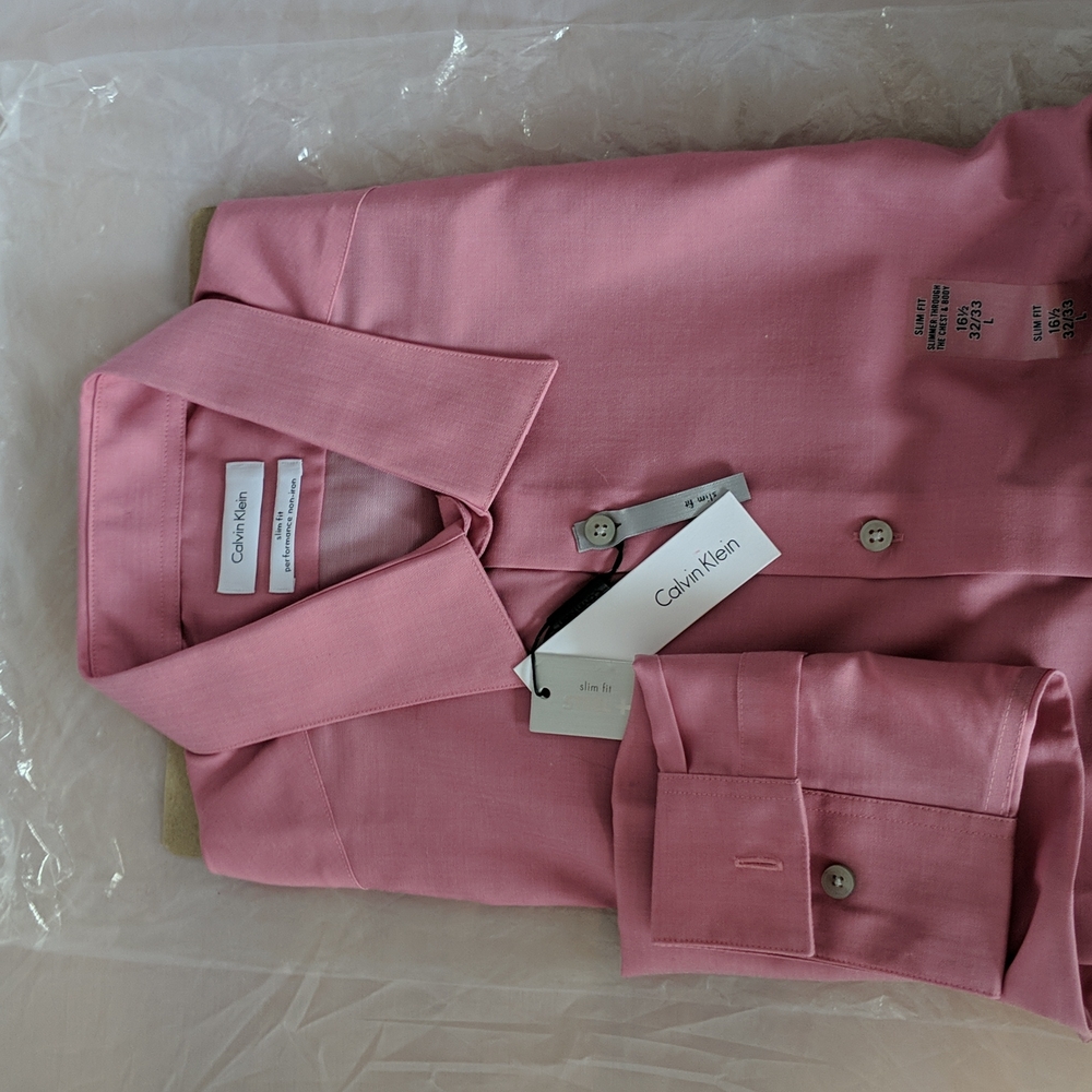 Calvin Klein Men's  Non-Iron Dress Shirt